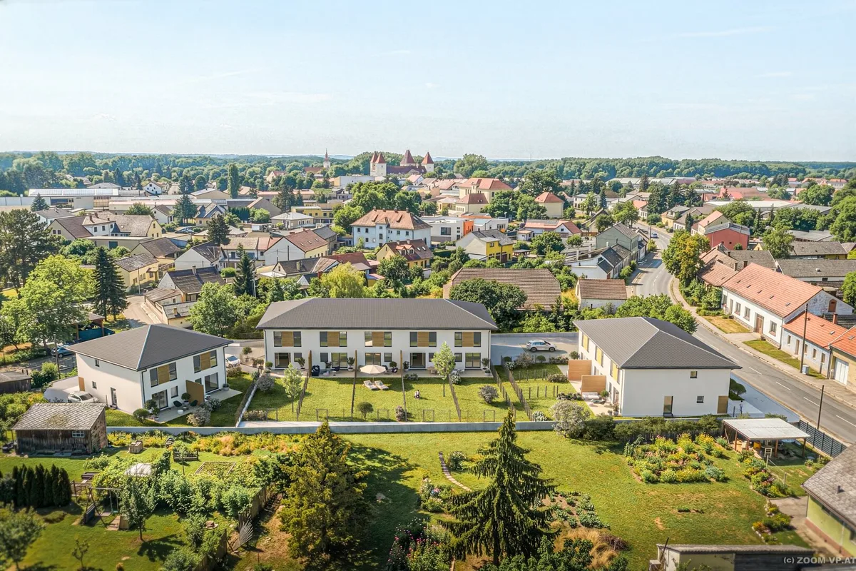 Wohnen in Orth an der Donau Hausreihe mit Garten, 5 Zimmer, 116,28 m², 2 Stellplätze