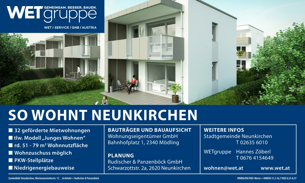 Schlüsselübergabe am 11. November 2026 | Geförderte Gartenwohnung | Terrasse