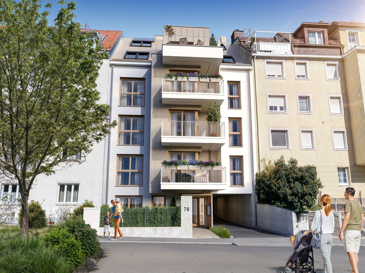 Cottage-Ensemble-Gersthof, 2-5 Zimmer Wohnung im Bischof Faber Grätzl, KÜHLDECKE