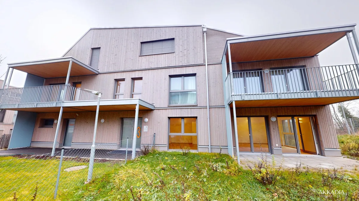 Moderne Wohnungen in Holzbauweise