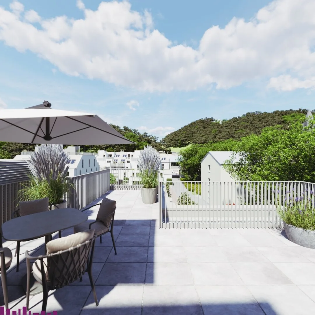 Ab € 4.600,00 pro m²  -  Ihr neues  Zuhause mit Terrasse, Garten, Fernblick Nähe Maurer Wald   PROVISIONSFREI !!