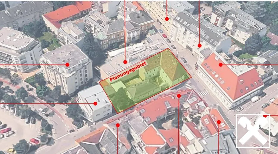 Entwickelbares Ensemble im Stadtzentrum von Baden bei Wien- 12 Wohnungen möglich-TOPLAGE im Zentrum