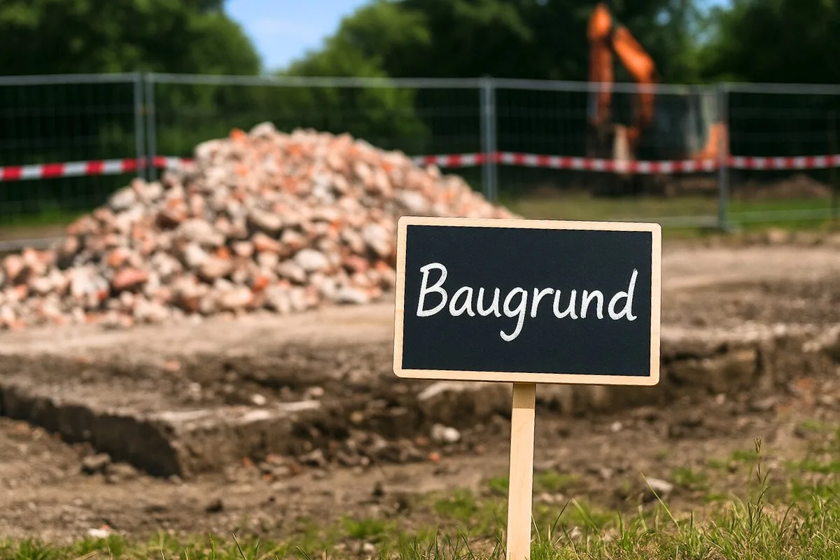 Baugrundstück mit viel Potenzial
