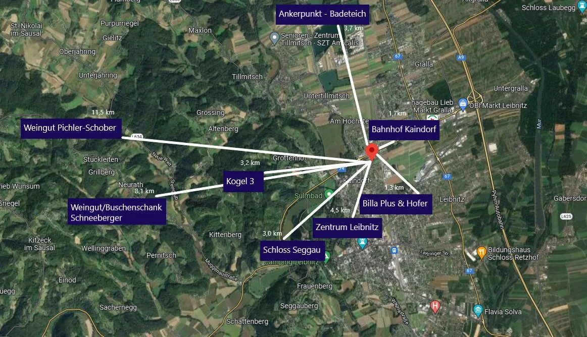 Ebenes Baugrundstück mit eine Baudichte von 0,8 in der südsteirischen Weinregion!