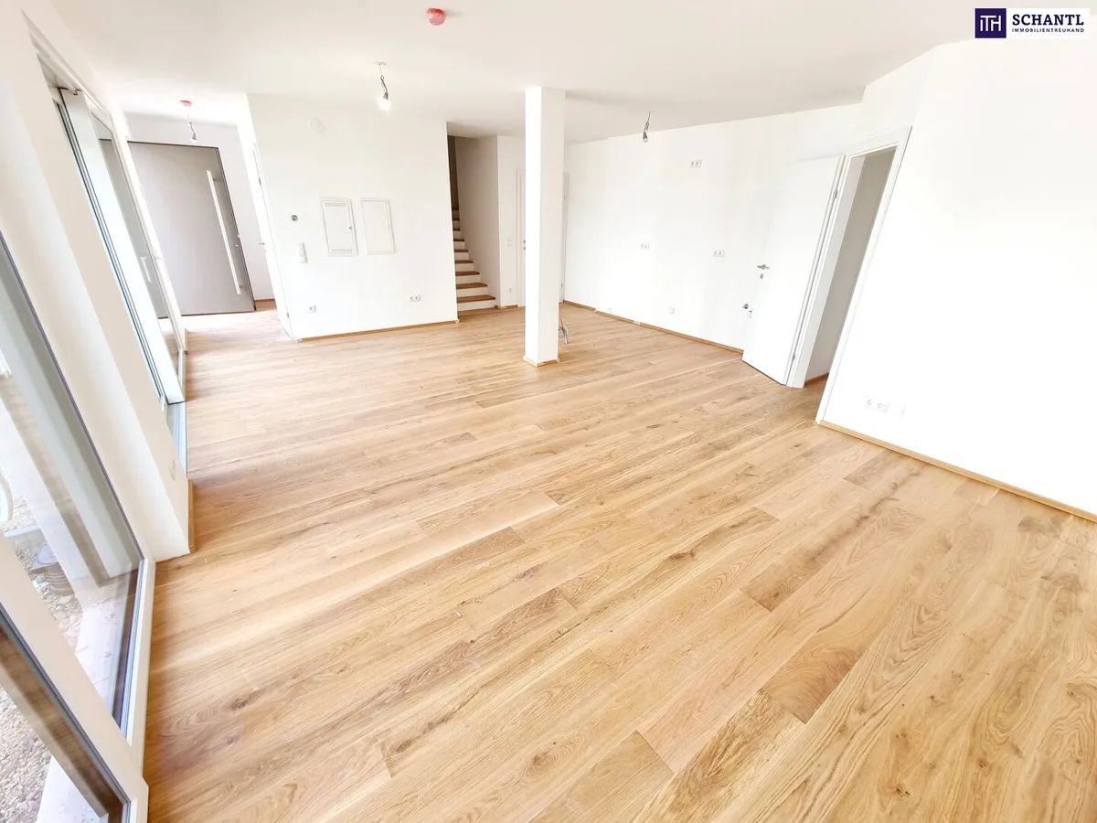 Fire Sale - Schnell sein! Nachhaltig und zukunftsorientiert investieren! TOP-Neubauprojekt in Ruhelage! Traumwohnungen mit Terrassen und Gärten + Innovative Erdwärme + Tiefgarage + Bezugsfertig!