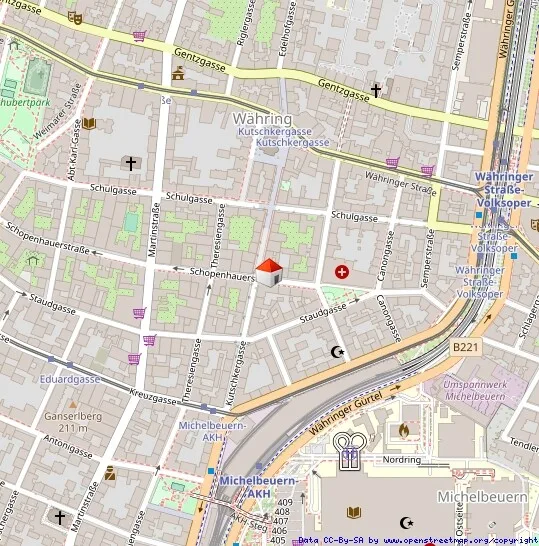 Stellplatz in der Schopenhauerstraße 26/Kutschkergasse 20 in 1180 Wien zu mieten!