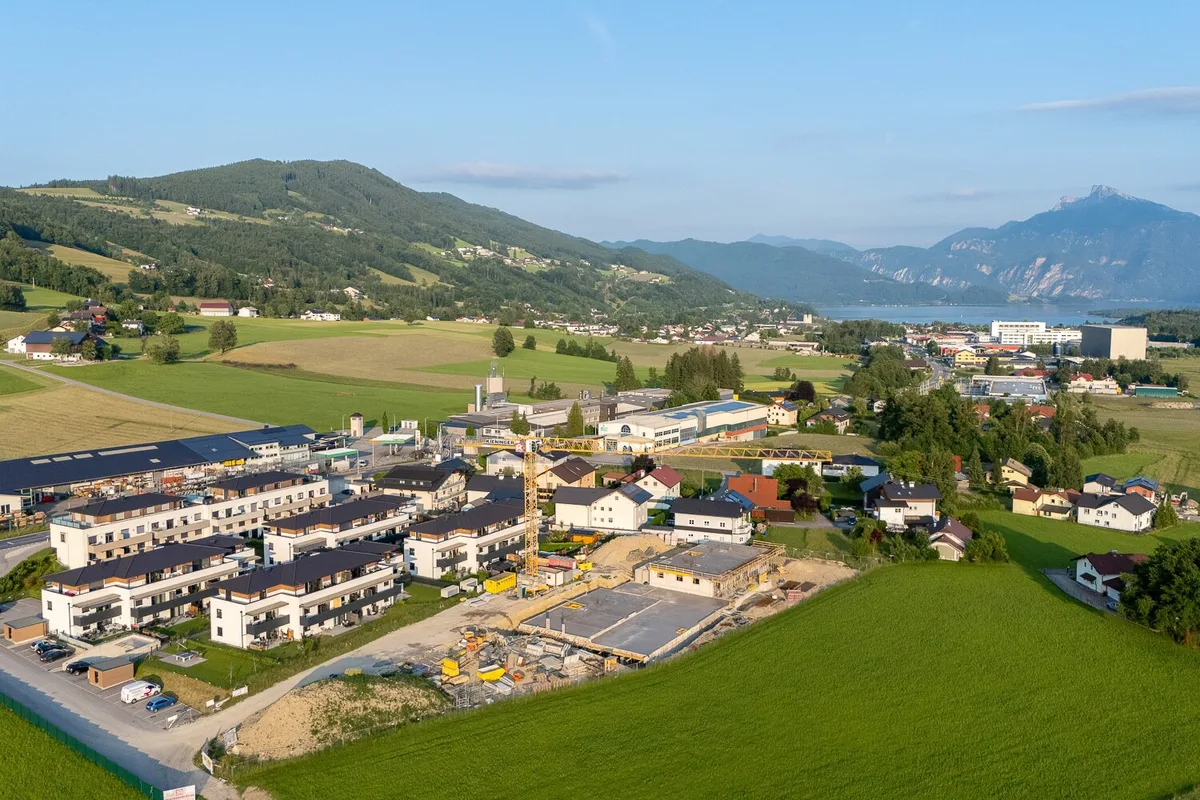 BAUSTART ERFOLGT!!! NEUBAUWOHNUNGEN ZWISCHEN MONDSEE UND IRRSEE BAURECHTOBJEKT -  PROVISIONSFREI