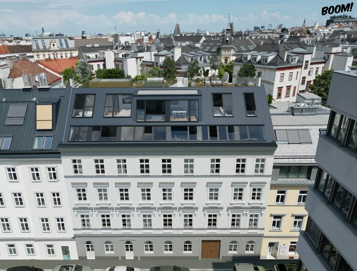 Altbau-Juwel: Erstbezug nach Luxus-Sanierung mit traumhaften Freiflächen