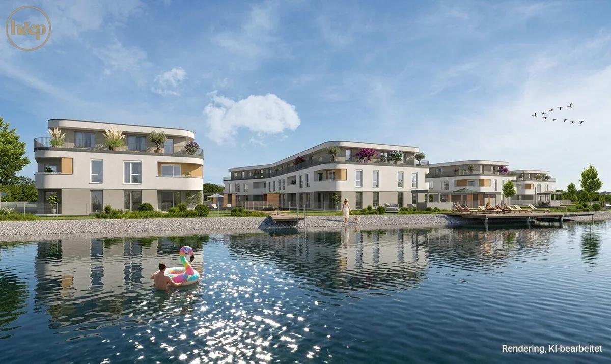 Besonderes Wohneigentum: Am See und Golfplatz nahe Wien