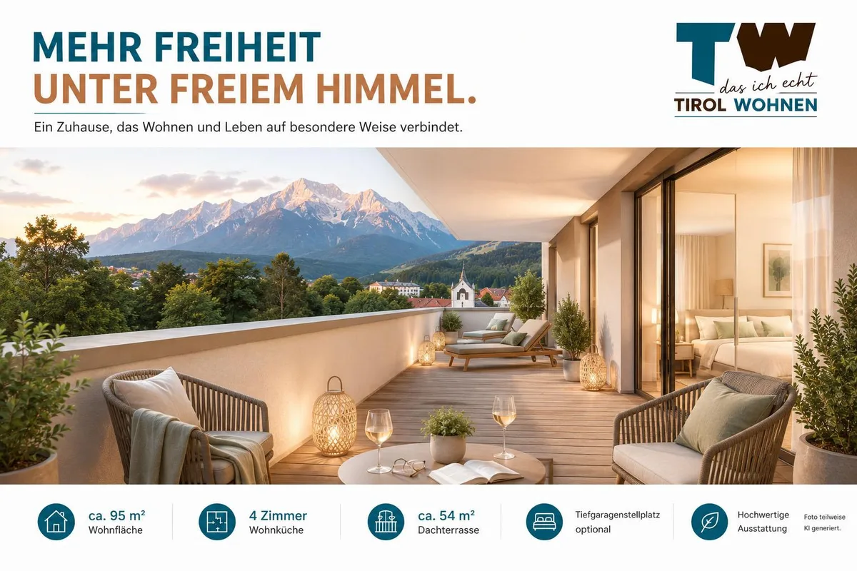 Mehr Freiheit unter freiem Himmel. Ein Zuhause, das Wohnen und Leben auf besondere Weise verbindet.