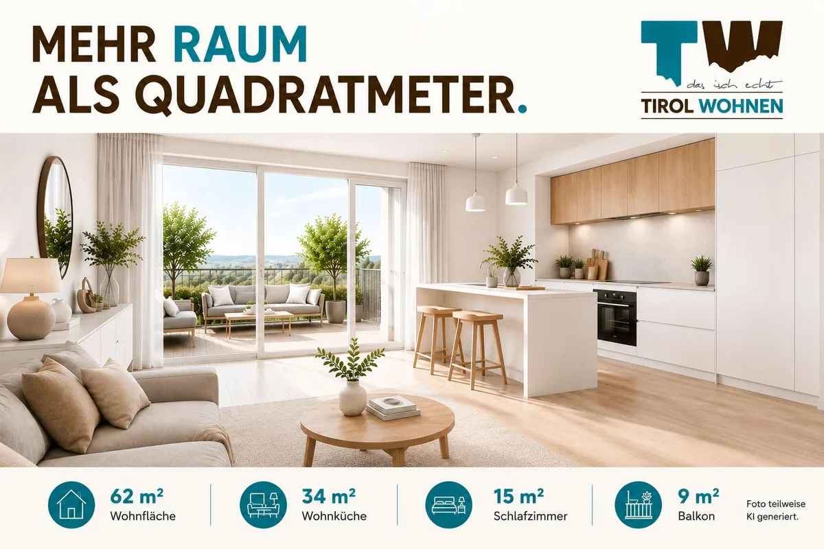 Mehr Raum als Quadratmeter. Wohnqualität beginnt mit einem durchdachten Grundriss.