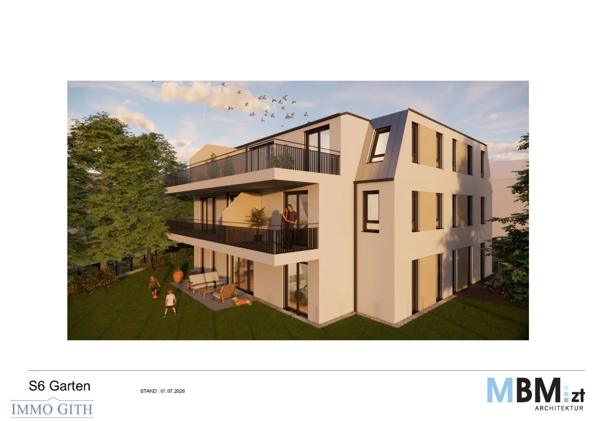 NEUBAU IN PERCHTOLDSDORF: EXKLUSIVE EIGENTUMSWOHNUNGEN + PRAXIS IN DER SALITERGASSE 6 – MODERN, GRÜN & ZENTRUMSNAH!