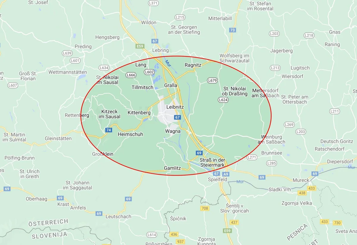 Bezirk Leibnitz: Gewerbegrundstück ca. 5.200 m² in TOP Frequenzlage zu kaufen