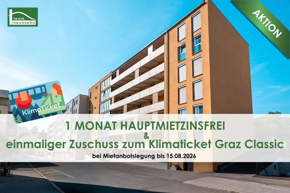 Ungergasse 39 – Moderne Wohnungen im Herzen von Graz-Gries - JETZT ANFRAGEN