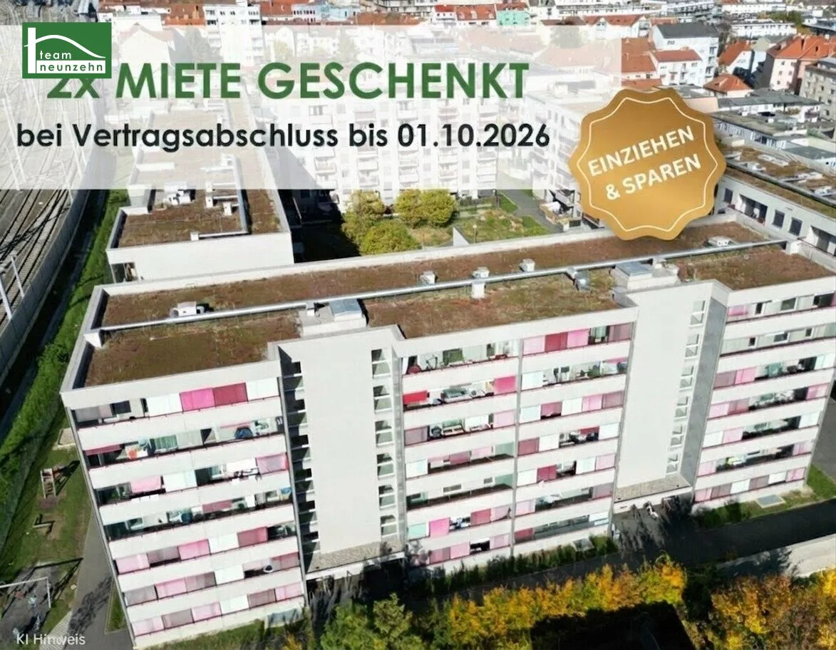 Moderne Wohnungen am Eggenberger Gürtel 50
