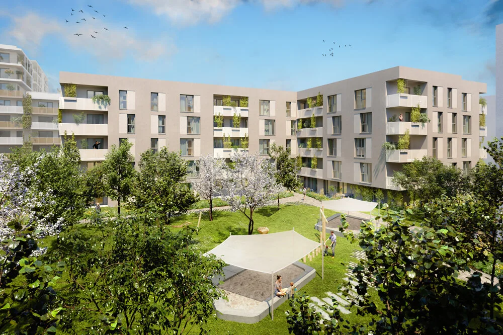 Gelber Hof - Gefördertes Eigentum, 2-Zimmer-Wohnung, ohne Tiefgaragenplatz