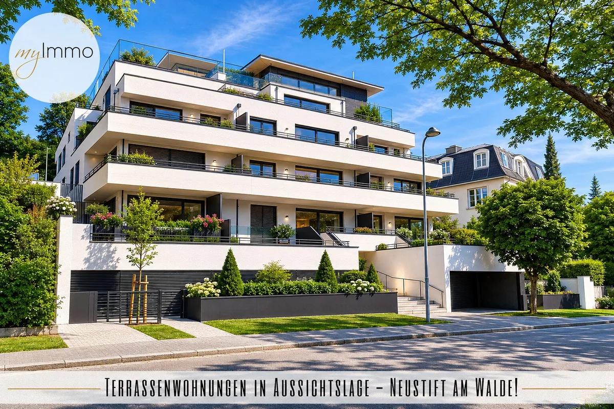 Terrassenwohnungen in Aussichtslage - Neustift am Walde!