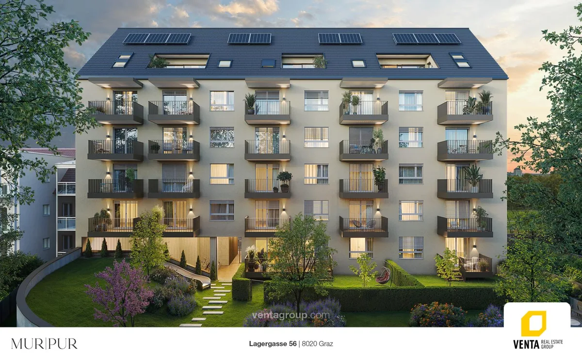 MUR|PUR - Modernes und urbanes Wohnen in der Grazer-Innenstadt