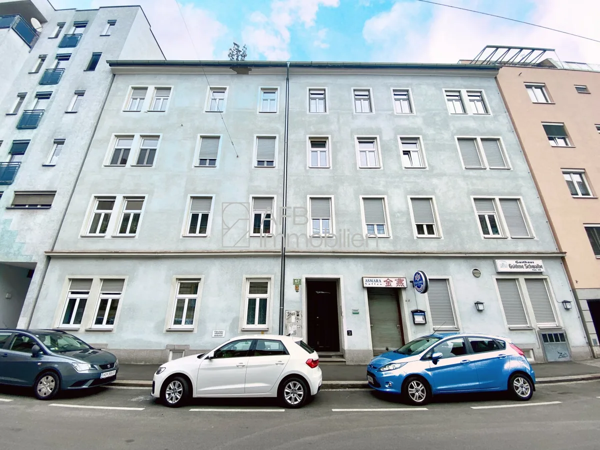 2er-WG-fähige 2,5-Zimmer-Wohnung Nähe Augarten zu vermieten