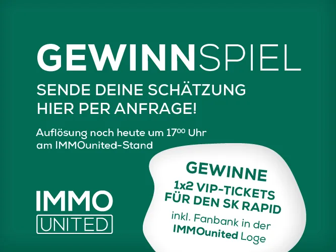 IMMOunited Gewinnspiel: Schätze den Preis!