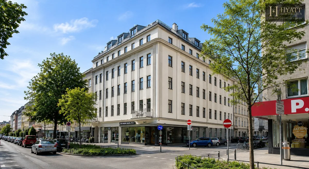 Erstbezug direkt an der U1: Modernes Wohnen mit Klimaanlage & Terrasse in ruhiger Hoflage