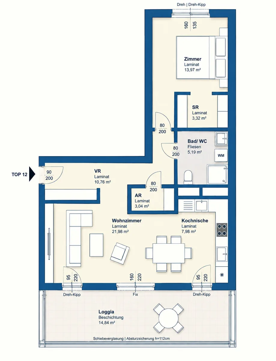 Modern Living | 2-Zimmer-Wohnung