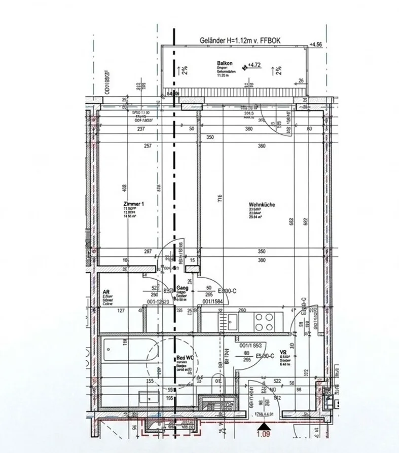 2 Zimmer + Balkon | Modernes Wohnen
