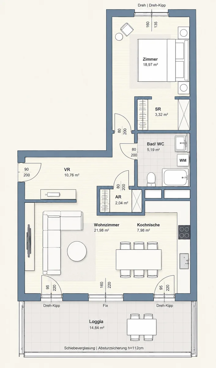 Urban Living | 2 Zimmer in Top Lage