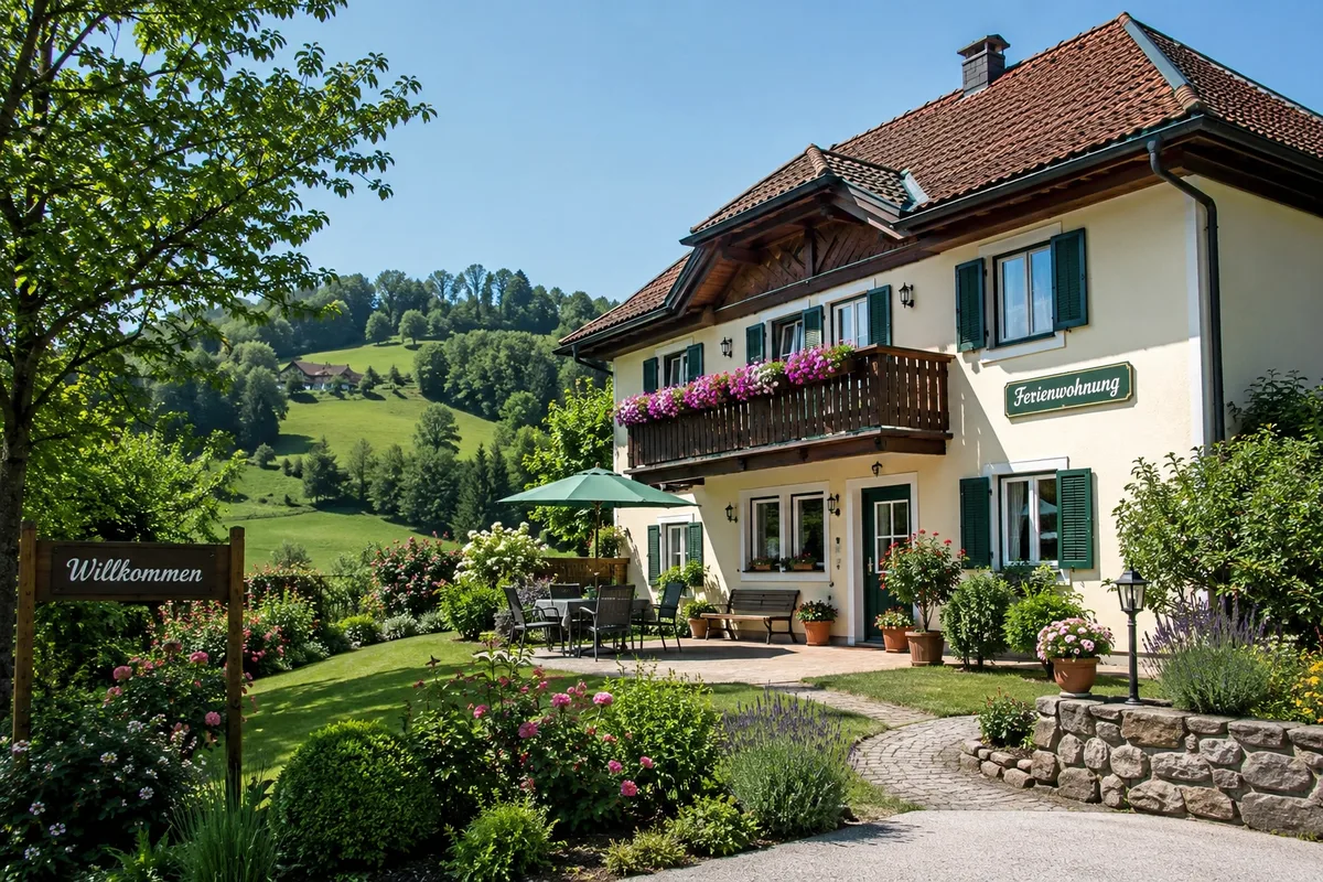 Geräumige Ferienwohnung mit Garten und Balkonen in ruhiger Lage (Provisionsfrei)