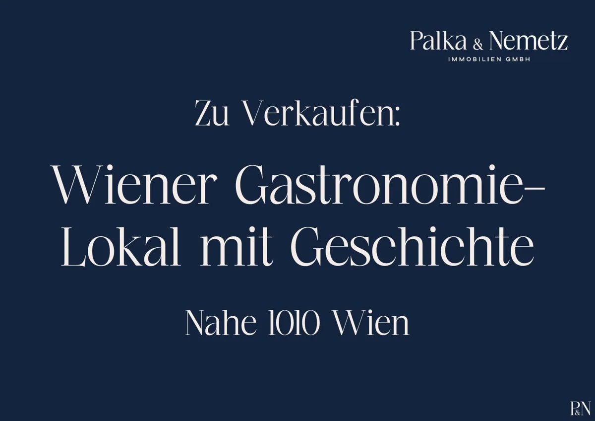 Wiener Gastronomie-Lokal mit Geschichte - Details auf Anfrage